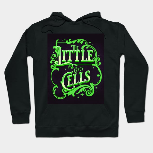Poirot The Little Grey Cells - Green Palette Hoodie by ChamberOfFeathers